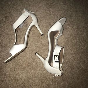 Brand new White heels